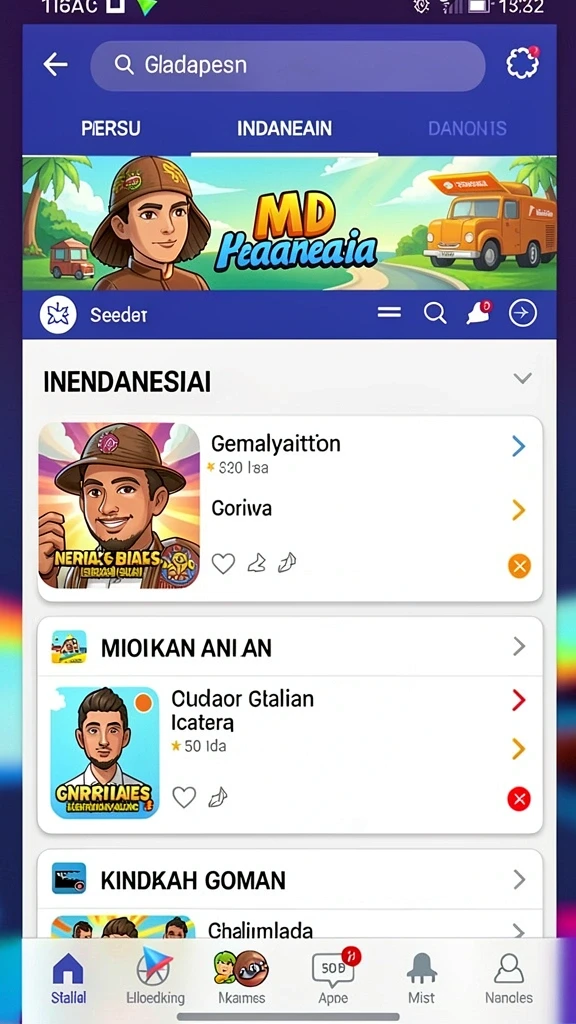 Tampilan antarmuka yang user-friendly dan mudah dinavigasi.