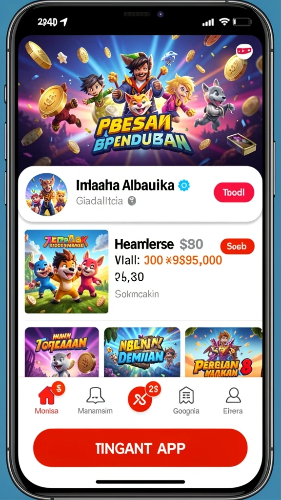 Gambar pertama menunjukkan karakter utama dalam aksi bertempur.
