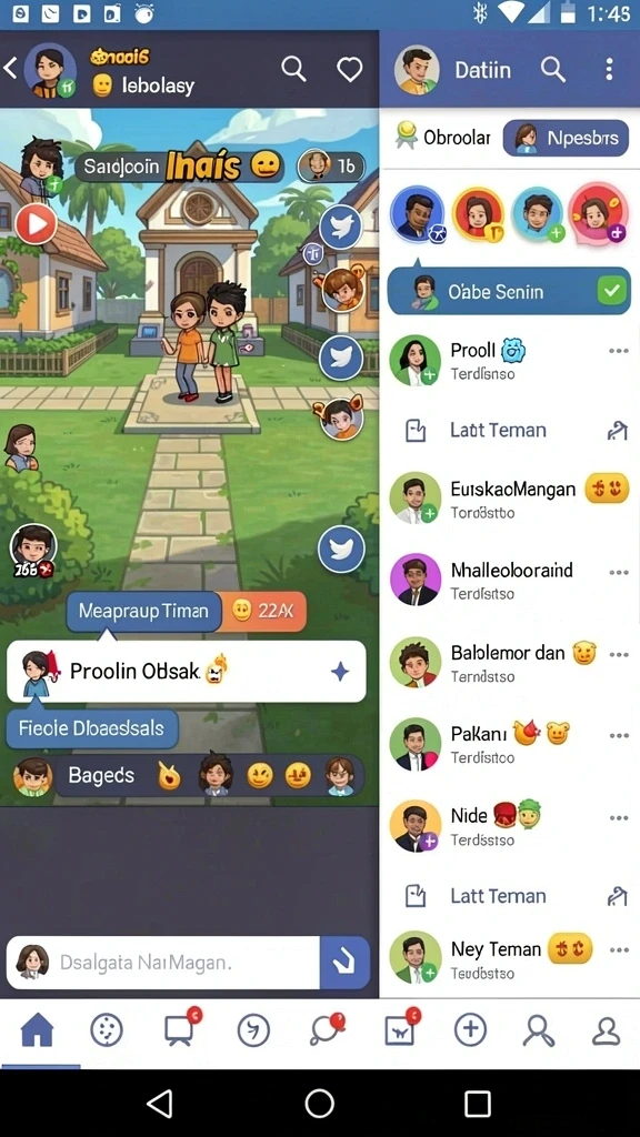 Gambar kedua memperlihatkan pemandangan indah dunia <strong>5ZK</strong>.