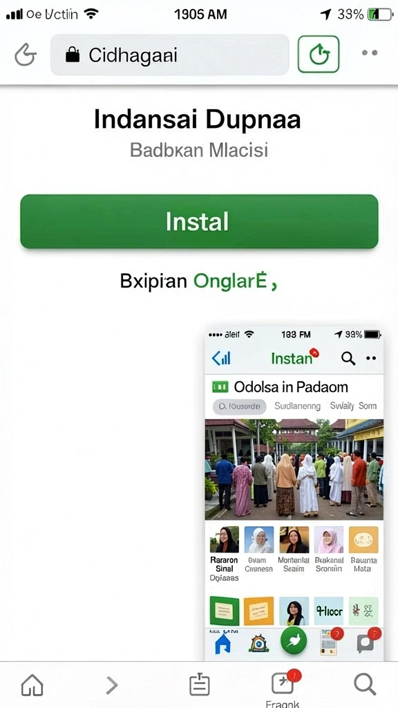 Keseruan dalam event kompetisi yang diadakan.