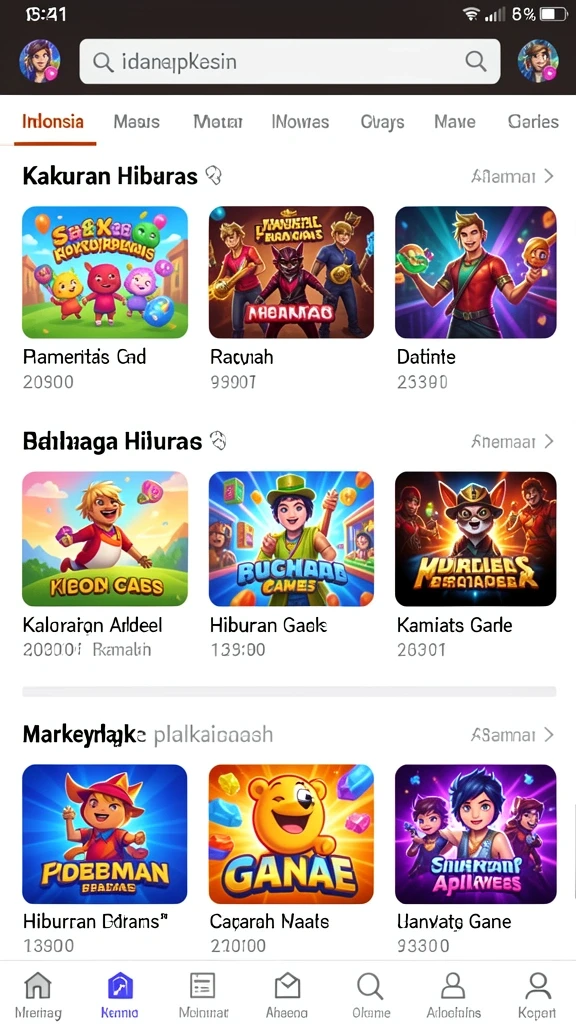 Tampilan antarmuka yang user-friendly dan mudah dinavigasi.