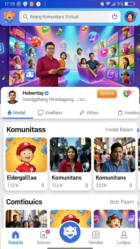 Screenshot menunjukkan reward terbaru yang didapat.