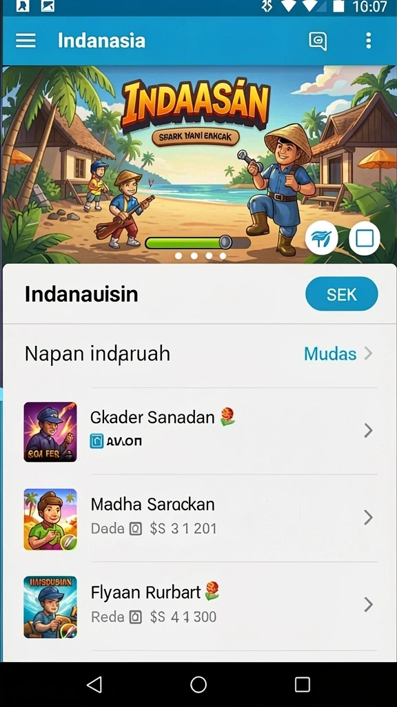 Tampilan antar muka pengguna yang intuitif dan mudah digunakan.