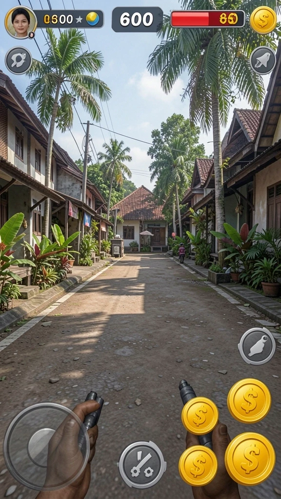 Gameplay seru di level menengah dengan tantangan yang menarik.