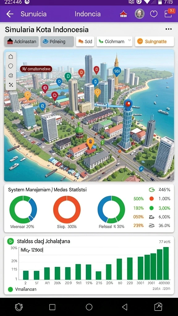 Pengaturan karakter yang dapat disesuaikan sesuai keinginan.