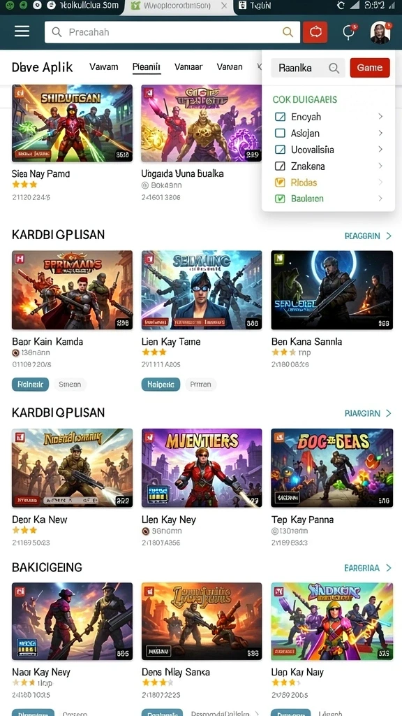 Mode permainan yang beragam dan menantang.