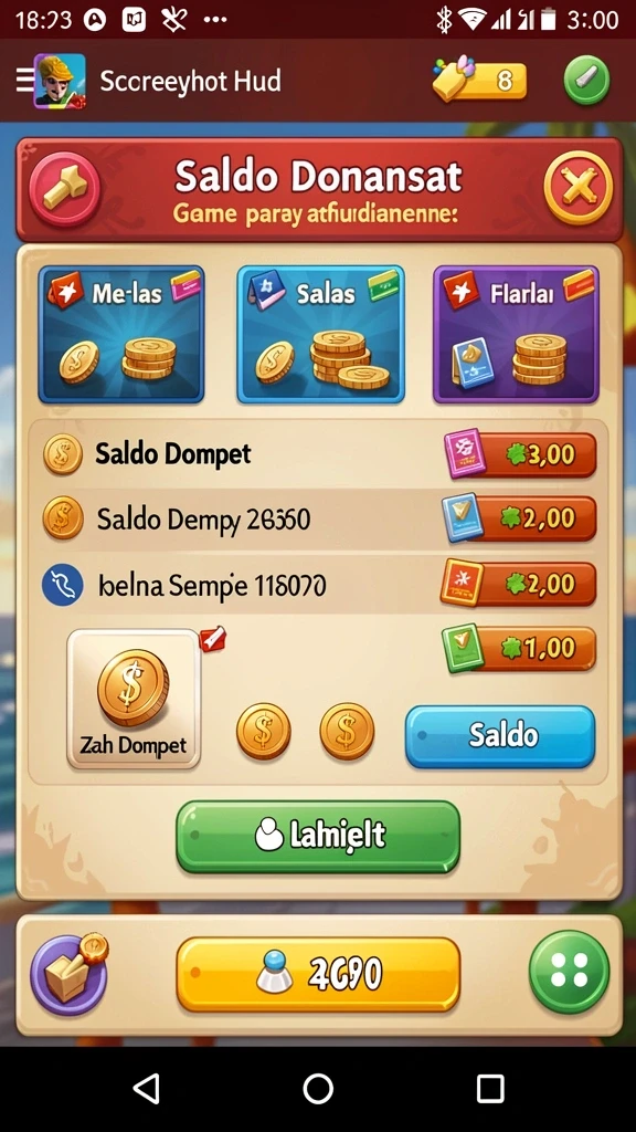 Screenshot menampilkan berbagai tema permainan slot yang menarik.