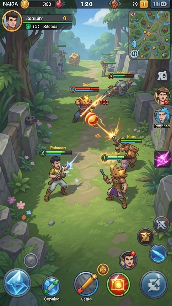 Mode multiplayer yang mendebarkan untuk bersaing dengan teman.