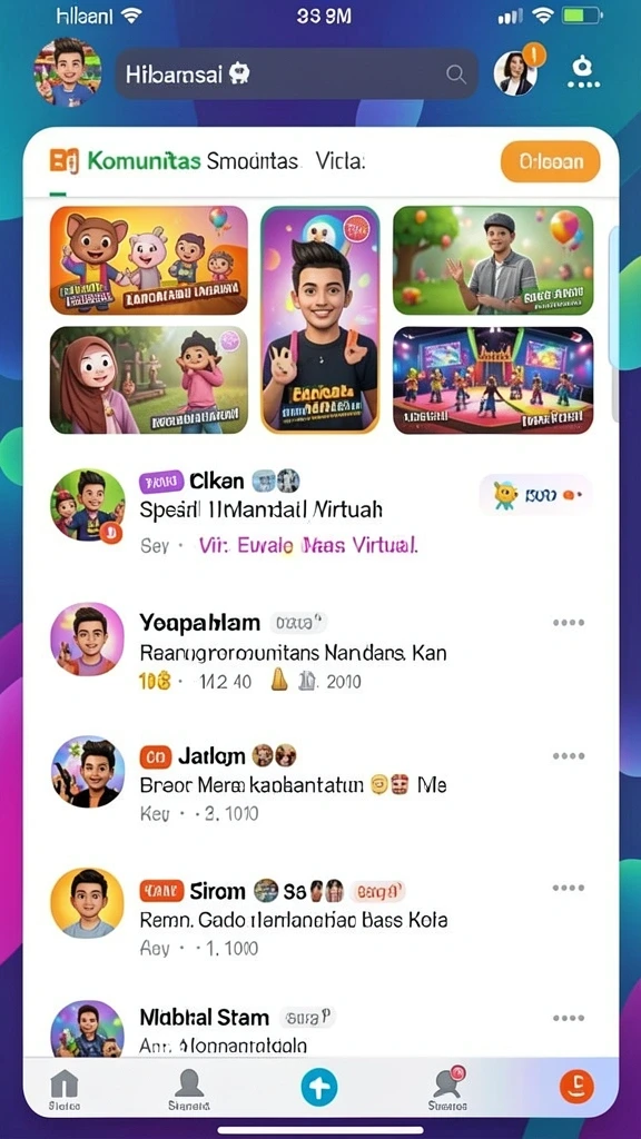 Tampilan antarmuka yang ramah pengguna.
