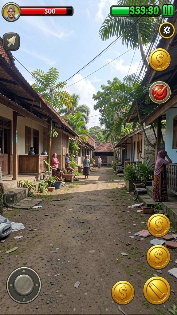 Tampilan menu utama GOBETASIA yang menarik.