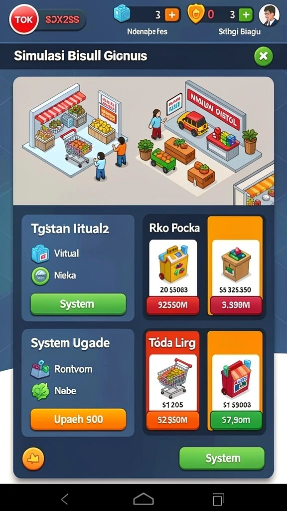 Tampilan antarmuka HARTASPIN yang menarik dan user-friendly.