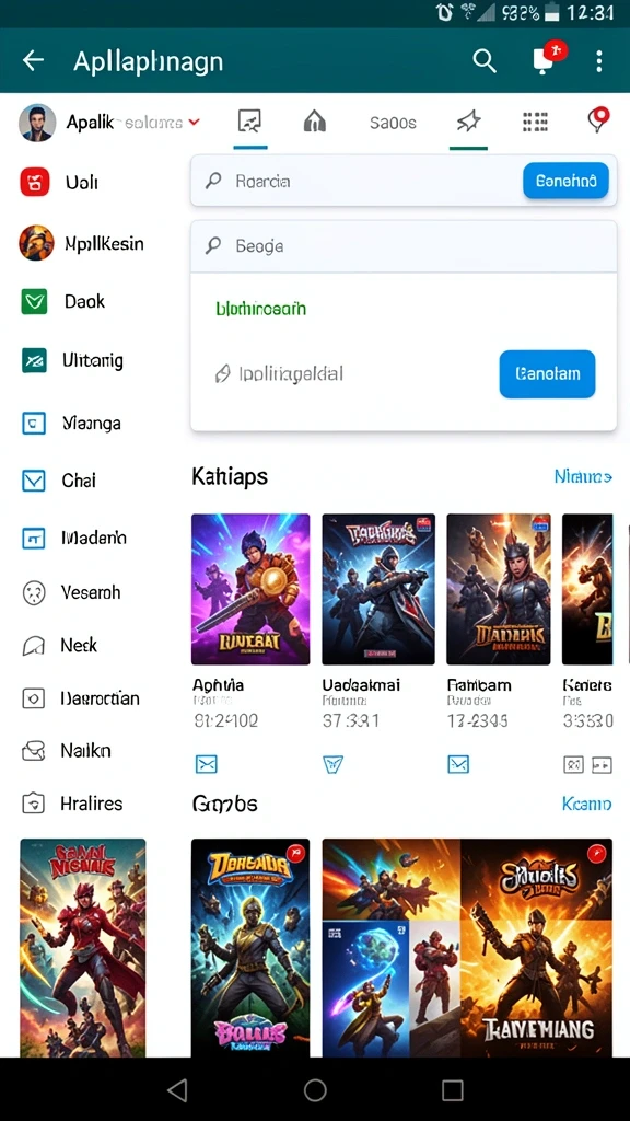 Screenshot menunjukkan fitur tantangan harian yang menarik.