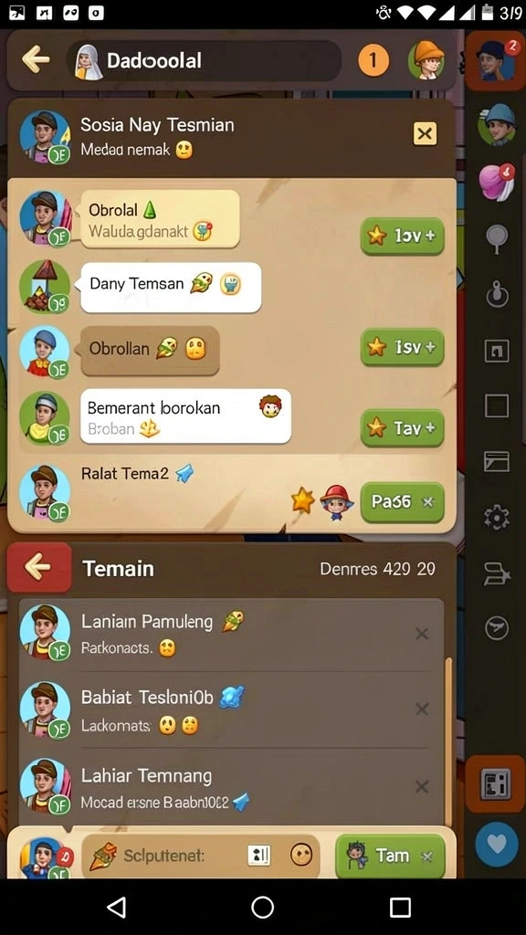 Tampilan utama permainan HUJANTOTO yang menarik.