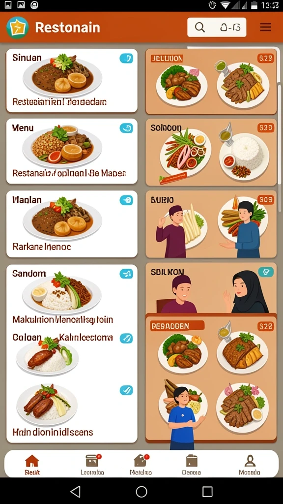 Screenshot menunjukkan tampilan antarmuka yang menarik.