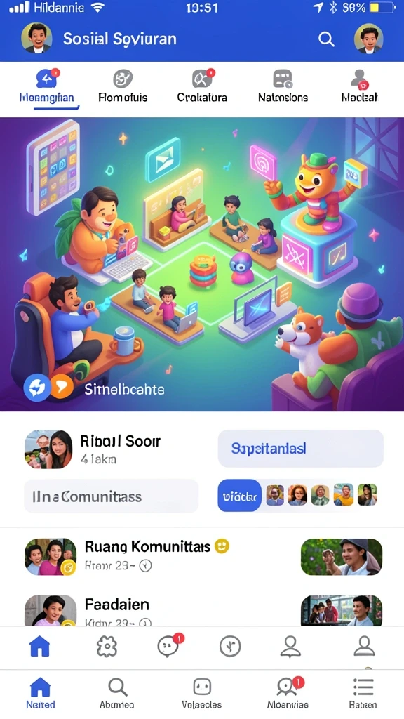 Tampilan karakter utama yang siap beraksi.