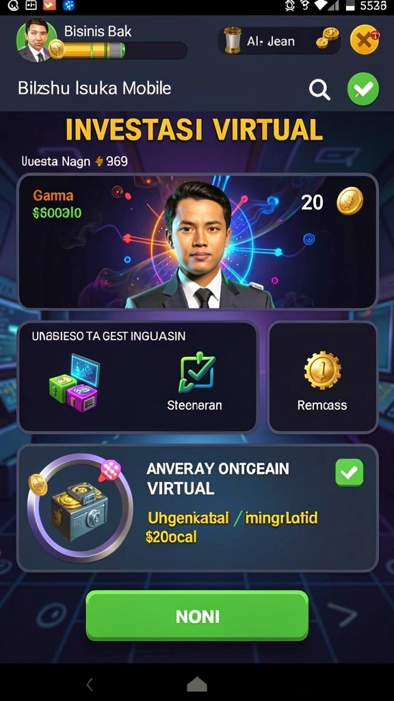 Tampilan antarmuka yang modern dan menarik.