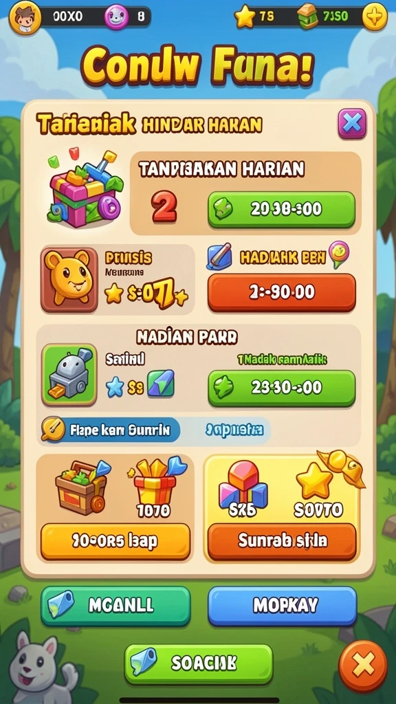 Beragam pilihan permainan yang menarik untuk dijelajahi.