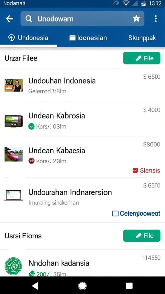 Tampilan antarmuka yang intuitif dan menarik.