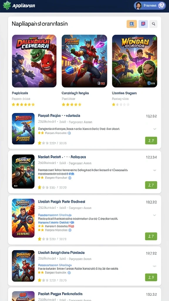 Banyak pilihan tema permainan slot.