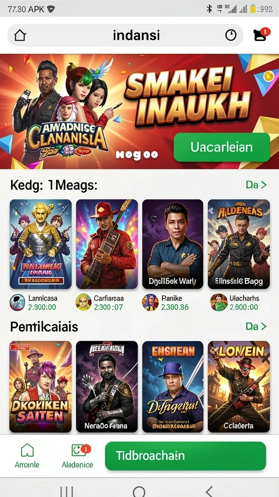 Tampilan antarmuka yang user-friendly dan intuitif.