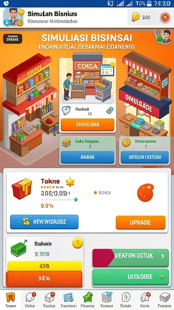 Karakter yang bisa dipersonalisasi.