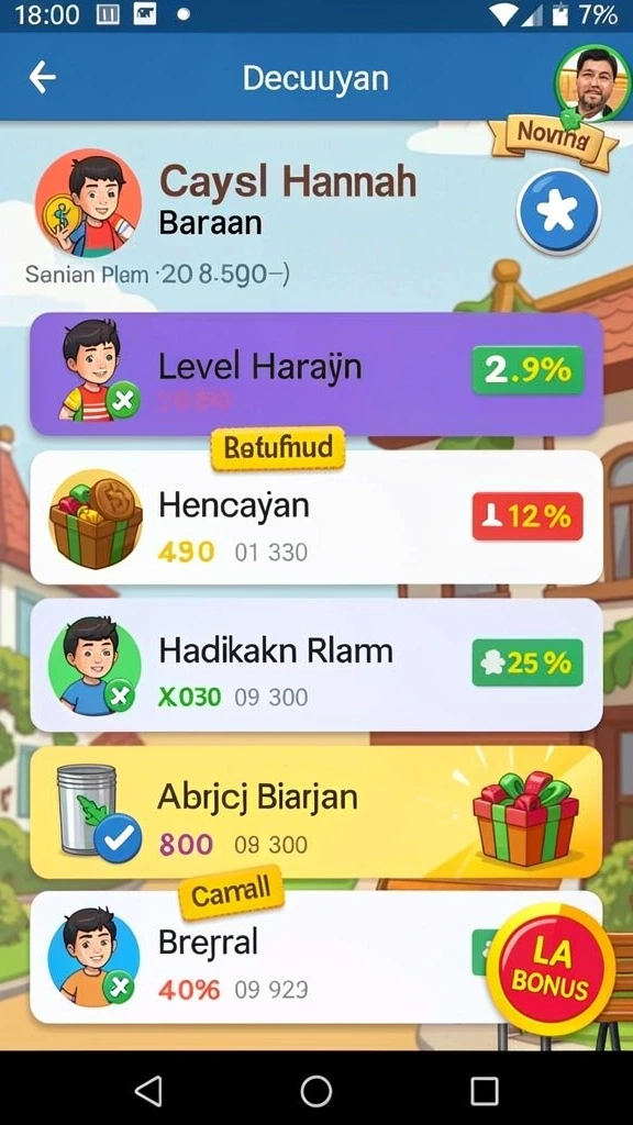 Sistem penghargaan yang menguntungkan bagi setiap pemain.