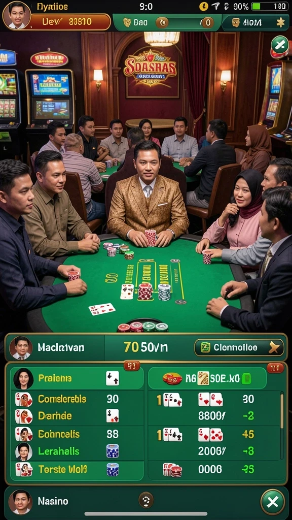 Fitur leaderboard untuk kompetisi antar pemain.