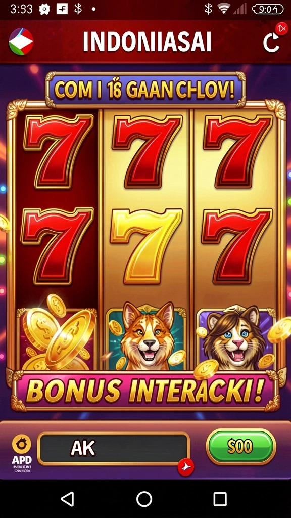 Gameplay seru dengan berbagai fitur bonus.