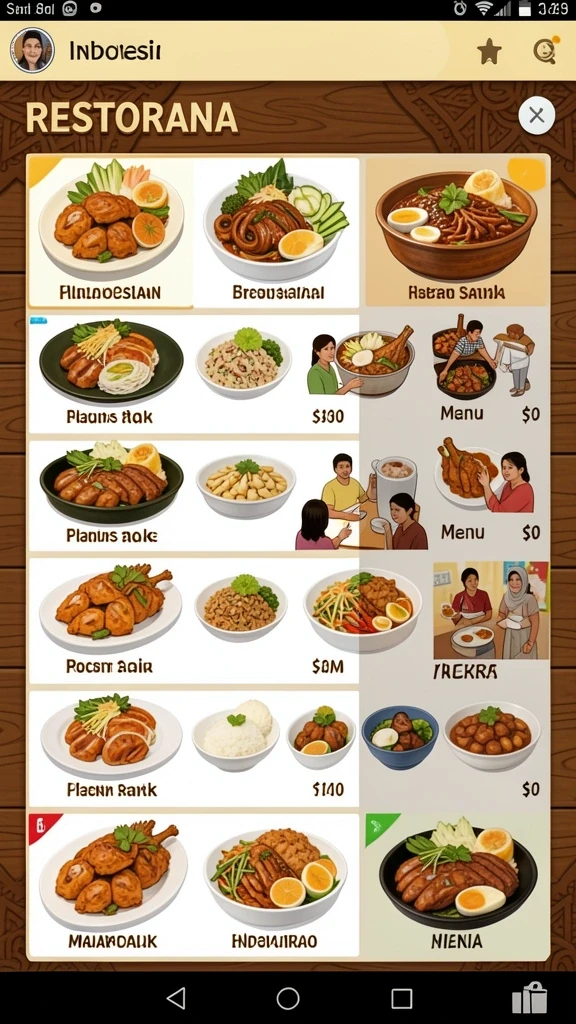 Grafik yang menarik perhatian dan berkualitas tinggi.