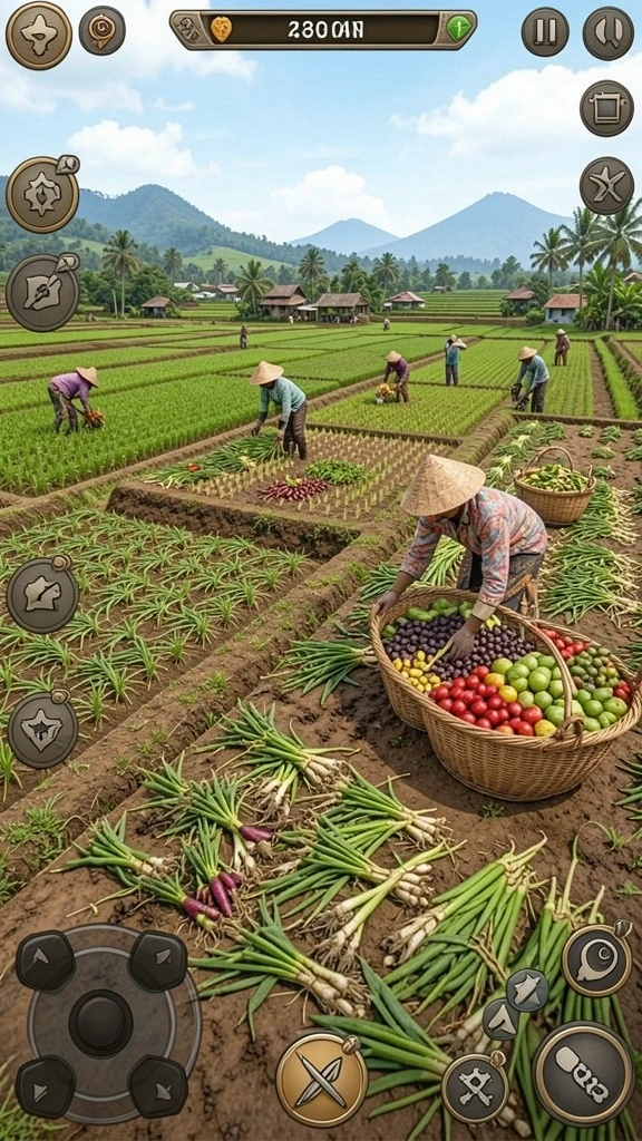 Cuplikan fitur bonus yang menggembirakan dalam permainan.