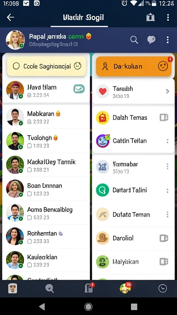 Tampilan antarmuka PRIMA77 yang menarik dan user-friendly.