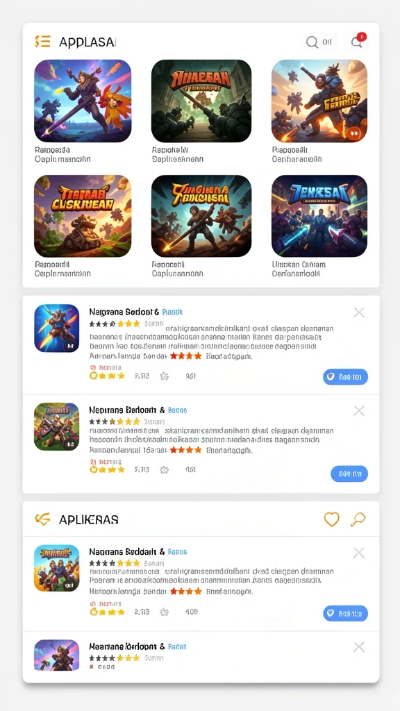 Screenshot menampilkan tampilan antarmuka game yang menarik.