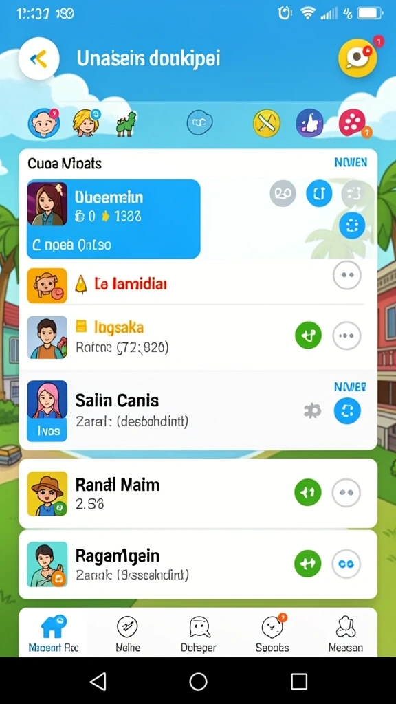 Screenshot menunjukkan beragam tema slot yang tersedia.
