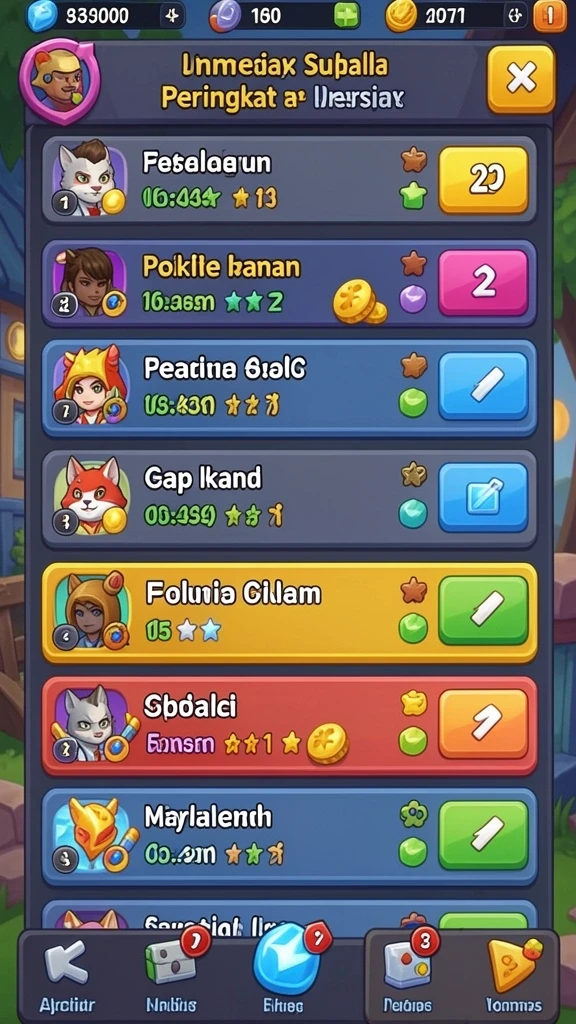 Sistem reward yang menggiurkan untuk setiap pemain.