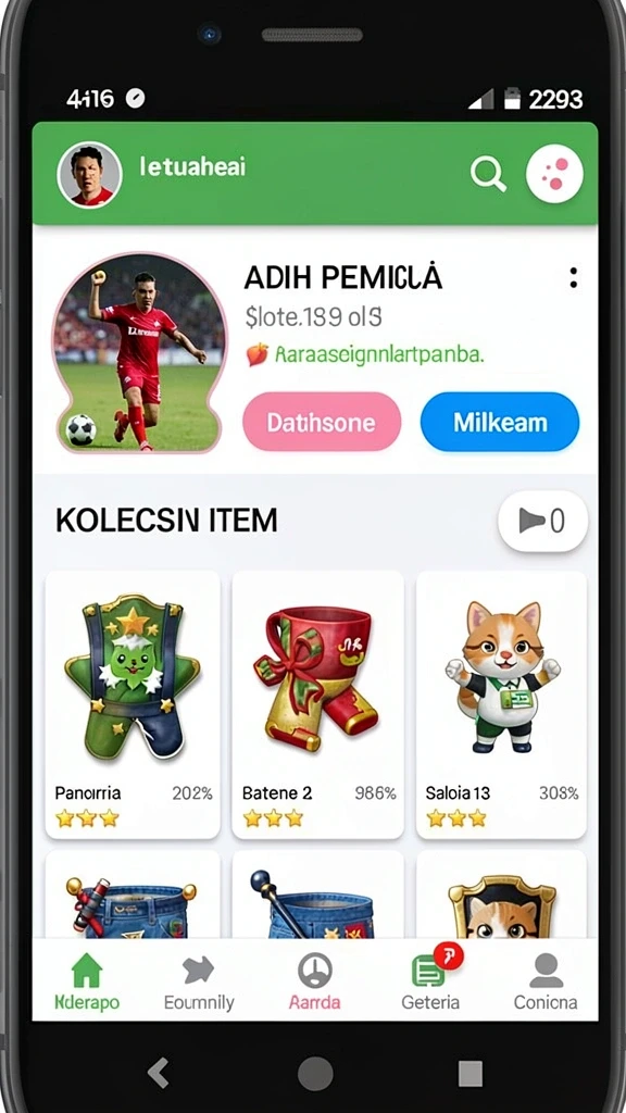 Tampilan awal yang memukau dan menyenangkan.