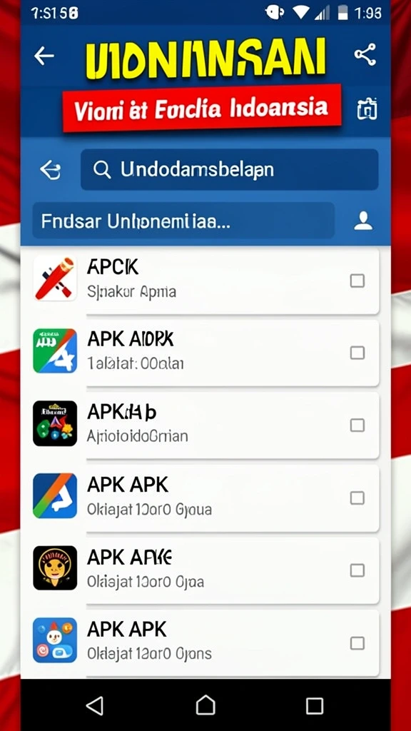 Screenshot menampilkan beberapa mode permainan yang bisa dipilih oleh pengguna.