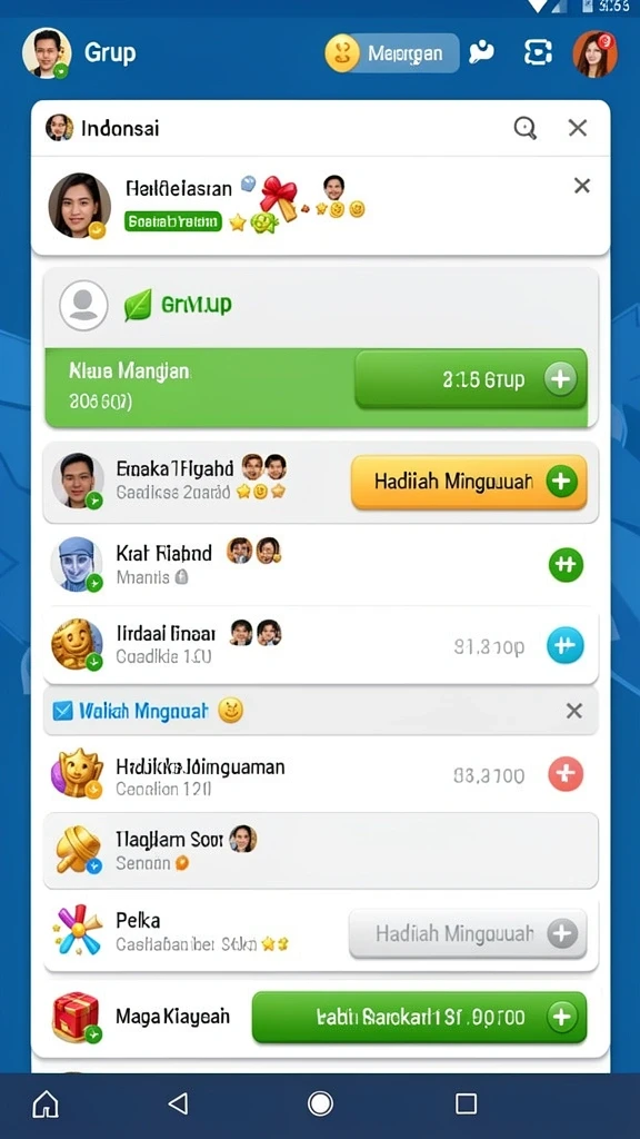 Tampilan antarmuka yang menarik dan modern.
