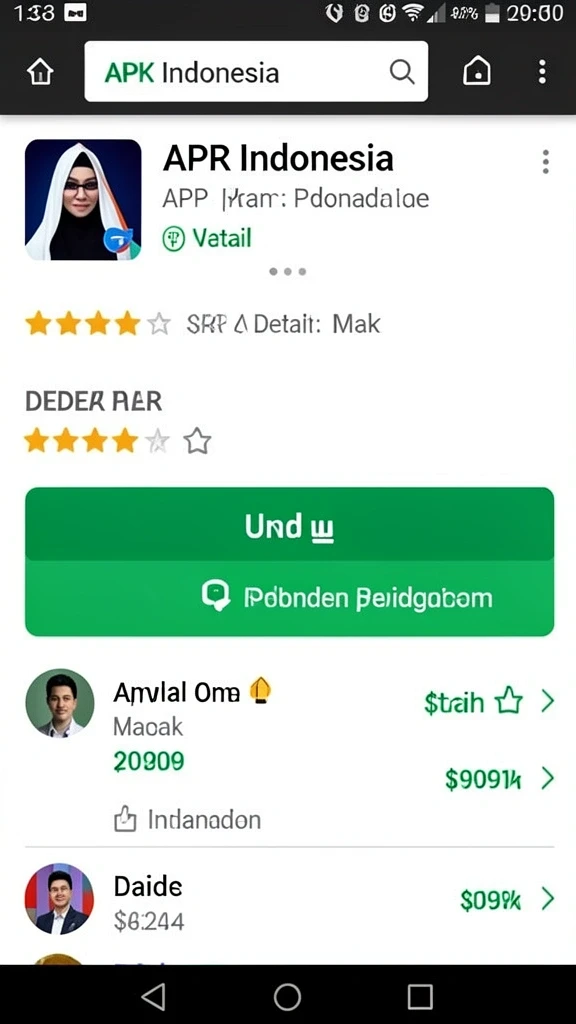 Tampilan level yang menantang dan berwarna-warni.
