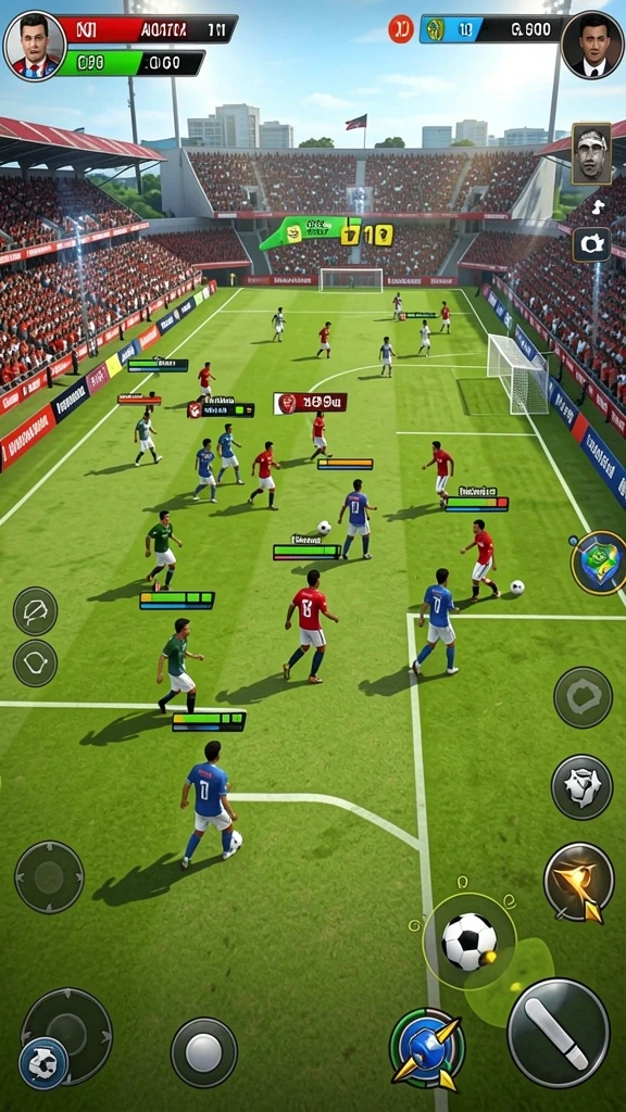 Tampilan awal game dengan grafis yang memukau.