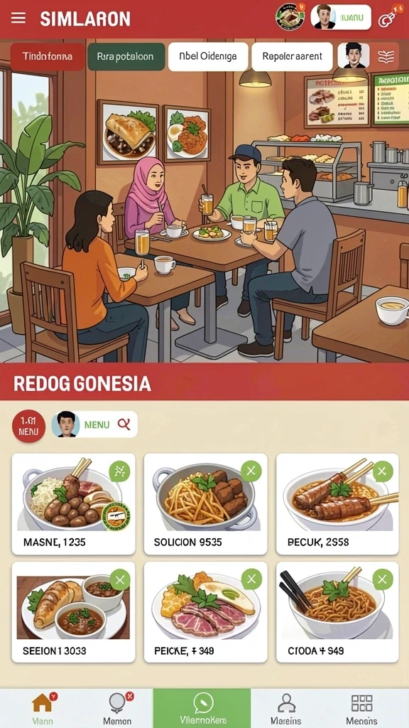 Antarmuka pengguna yang intuitif dan mudah digunakan.
