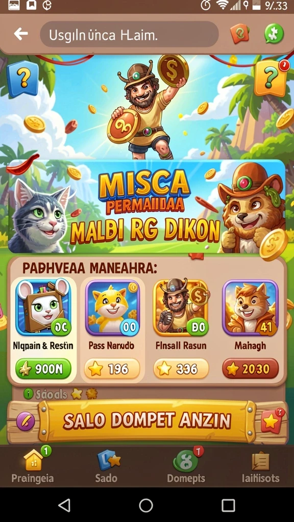 Misi menantang yang seru untuk diselesaikan.
