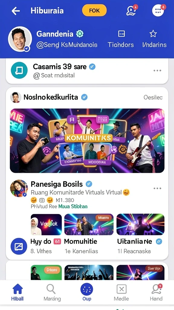 Tampilan antarmuka yang menarik dan modern.
