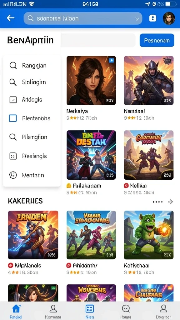 Beragam karakter dan level yang menantang.